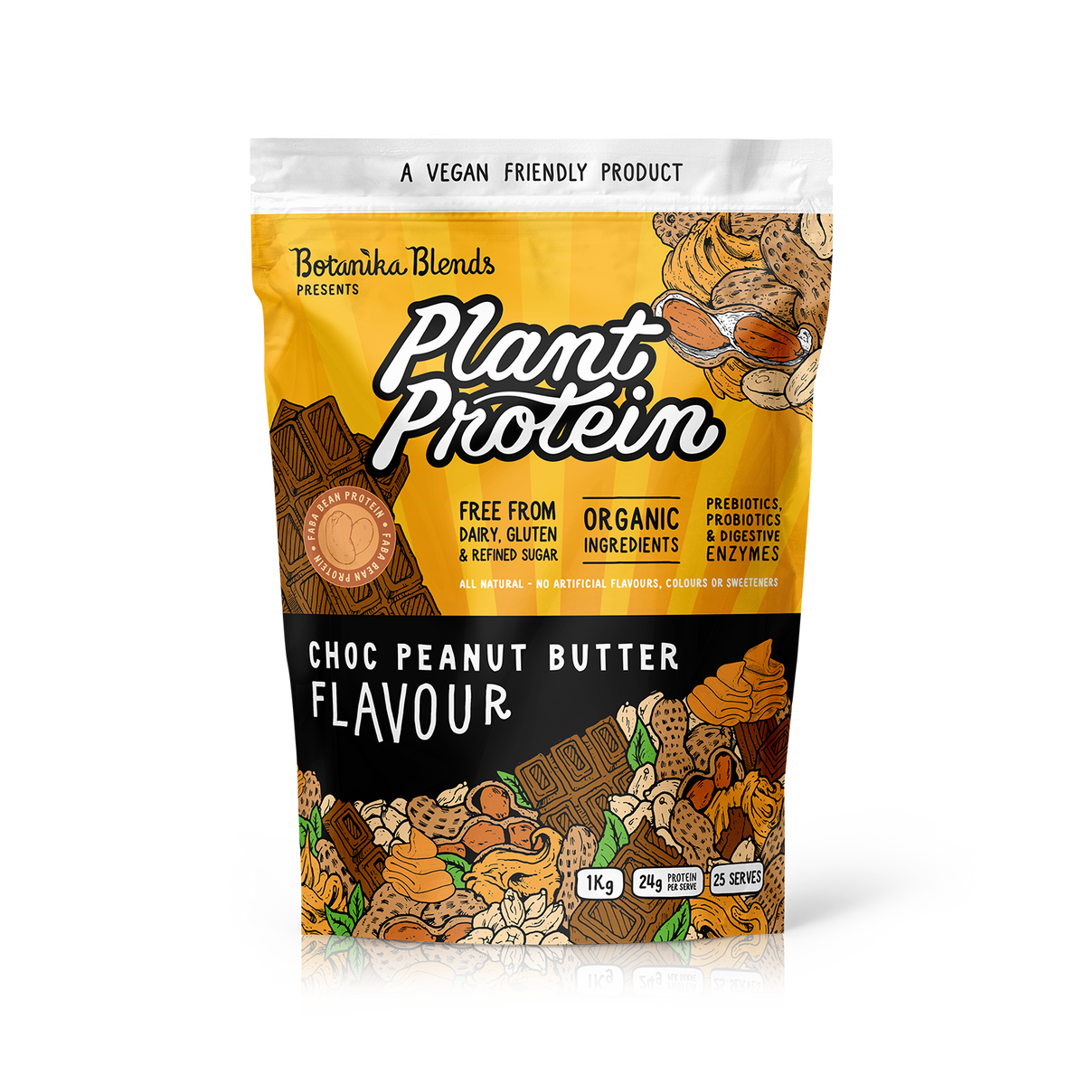 Botanika Blends Botanika Blends Plant Protein Choc Peanut Butter 1kg