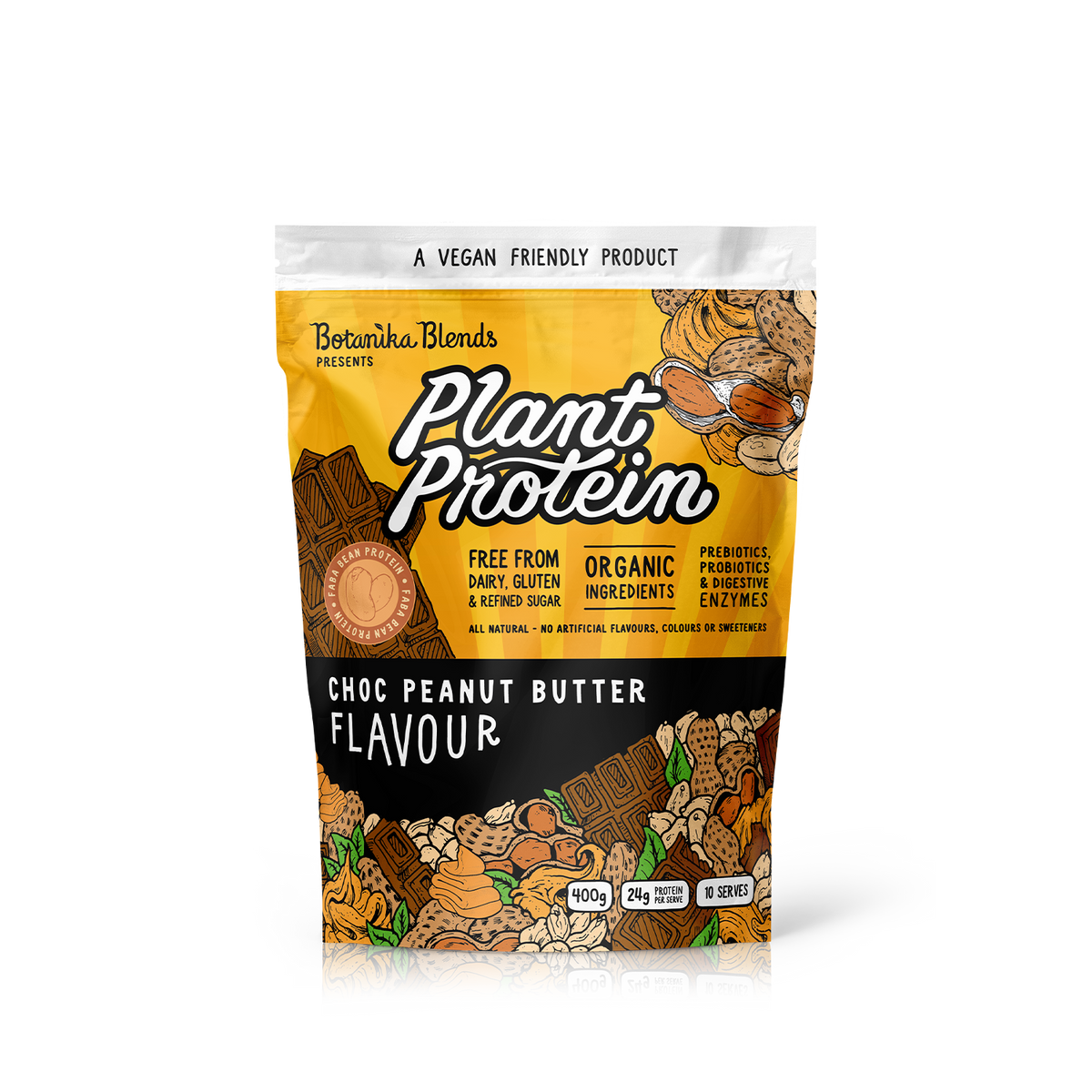 Botanika Blends Botanika Blends Plant Protein Choc Peanut Butter 400g