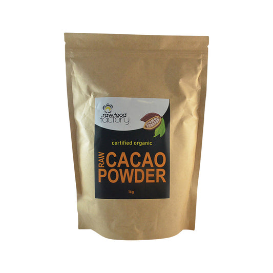 Raw food factory Raw Food Factory Organic Raw Cacao Powder 1kg