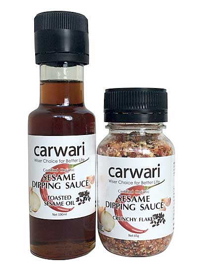 Carwari Carwari Org Sesame Dipping Sauce (Flakes & Oil) Pack