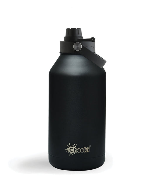 Cheeki CHEEKI INSULATED BOTTLE ADVENTURE BLACK 2L