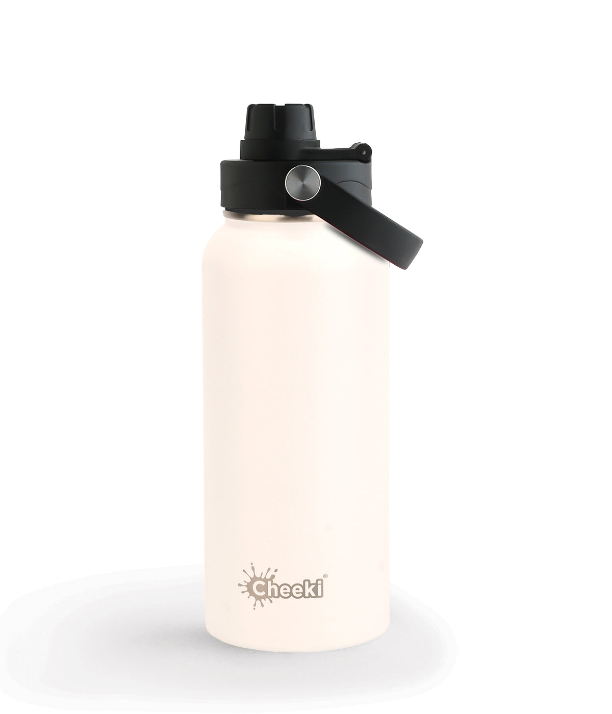 Cheeki CHEEKI INSULATED BOTTLE ADVENTURE WHITE (LARGE) 1L