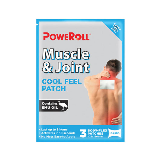 Poweroll PoweRoll Muscle & Joint Cool Feel Patch x 3 Pack