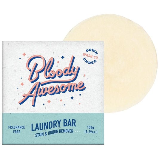 Downunder Wash Co Downunder Wash Co. (Bloody Awesome) Laundry Bar Stain & Odour Remover Fragrance Free 150g