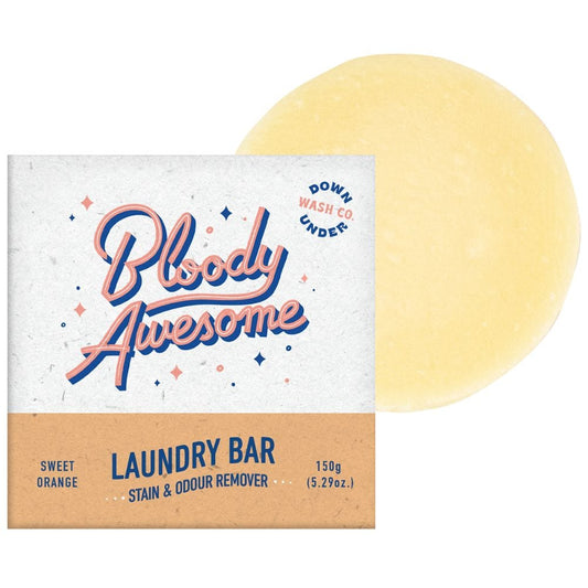 Downunder Wash Co Downunder Wash Co. (Bloody Awesome) Laundry Bar Stain & Odour Remover Sweet Orange 150g