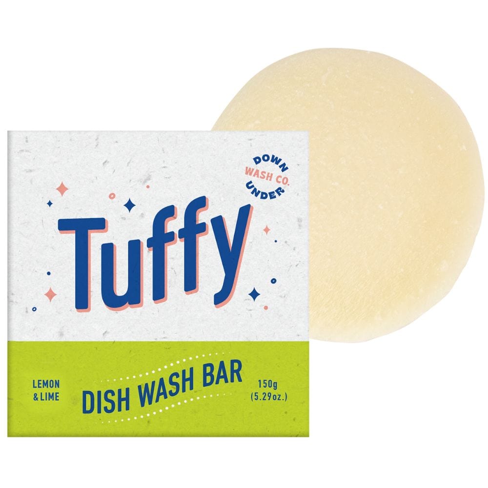 Downunder Wash Co Downunder Wash Co. Tuffy Dish Wash Bar Lemon & Lime 150g