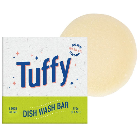 Downunder Wash Co Downunder Wash Co. Tuffy Dish Wash Bar Lemon & Lime 150g