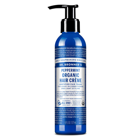 Dr Bronners Dr. Bronners Organic Hair Creme Peppermint 177ml