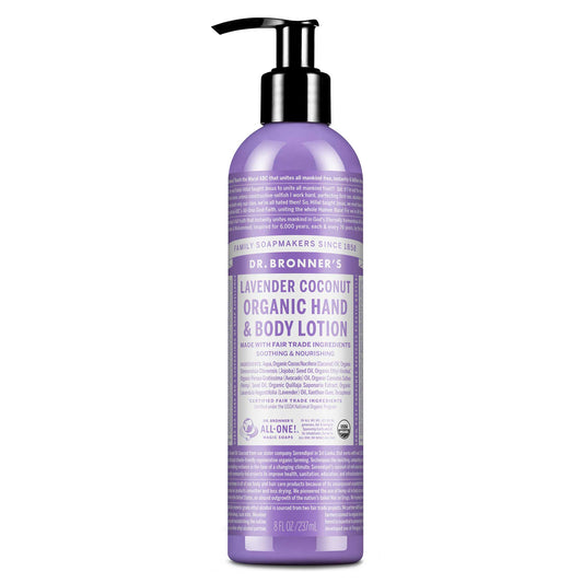Dr Bronners Dr. Bronners Organic Hand & Body Lotion Lavender Coconut 237ml