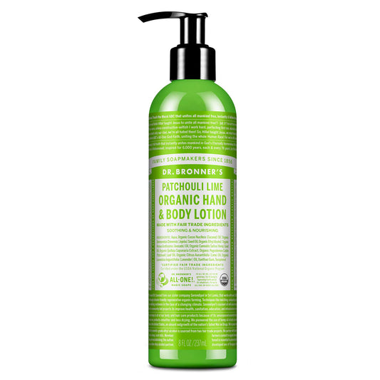 Dr Bronners Dr. Bronners Organic Hand & Body Lotion Patchouli Lime 237ml