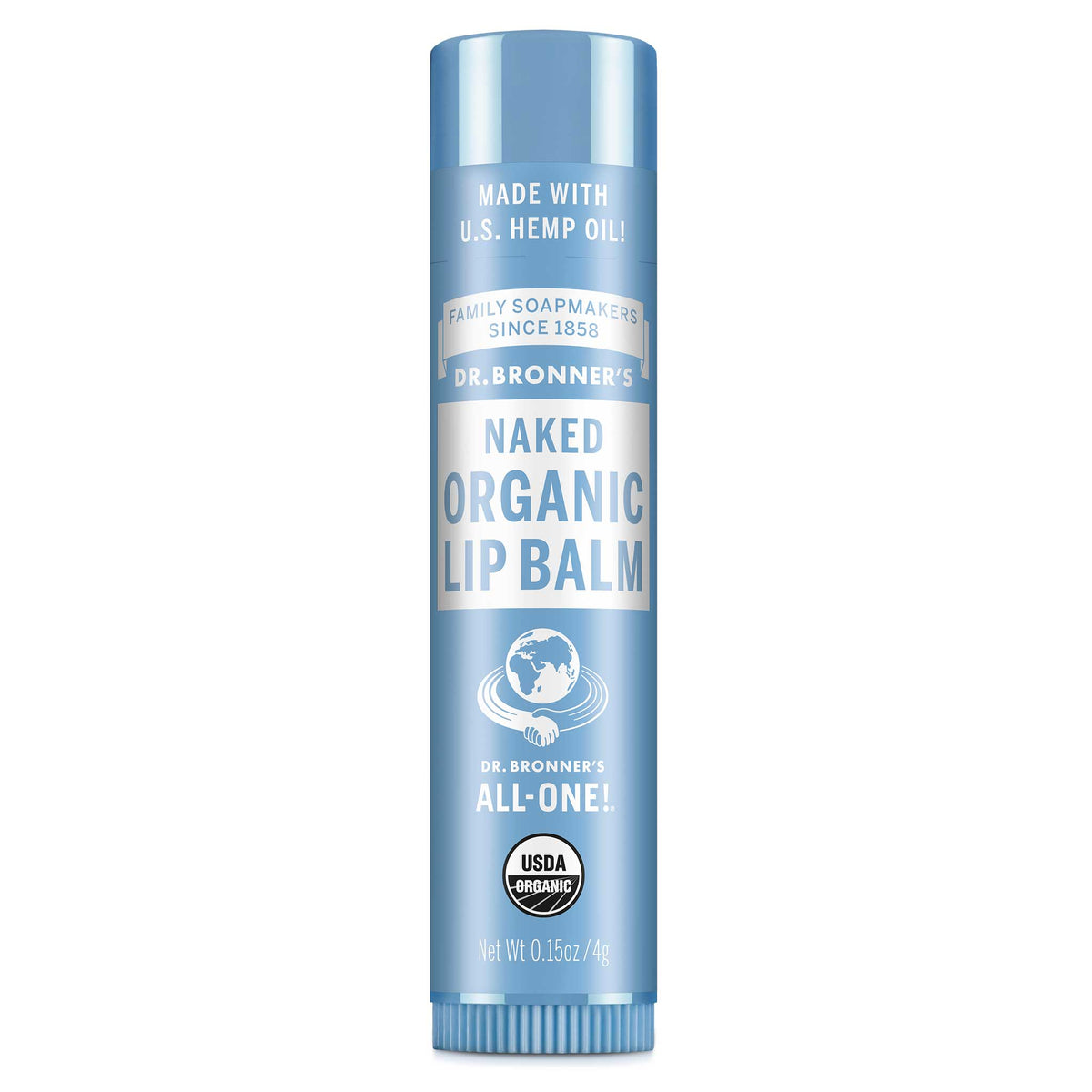 Dr Bronners Dr. Bronners Organic Lip Balm Naked 4g