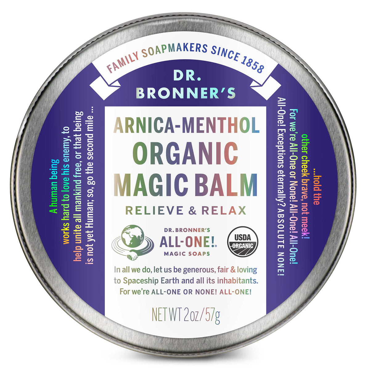Dr Bronners Dr. Bronners Organic Magic Balm Arnica Menthol 57g