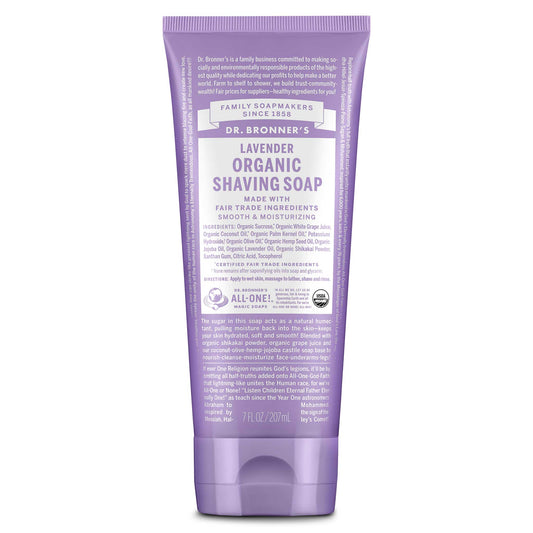 Dr Bronners Dr. Bronners Organic Shaving Soap Lavender 207ml
