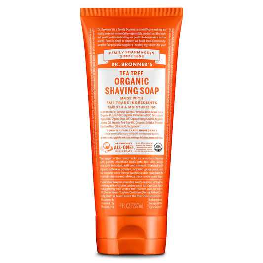 Dr Bronners Dr. Bronners Organic Shaving Soap Tea Tree 207ml