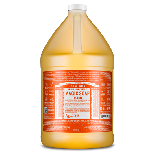 Dr Bronners DR. BRONNERS PURE-CASTILE MAGIC SOAP LIQUID (18-IN-1) TEA TREE 3.78L