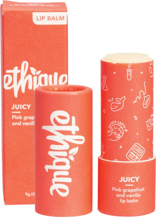 Ethique Ethique Lip Balm Nourishing Juicy Pink Grapefruit & Vanilla 9g  SELL THROUGH