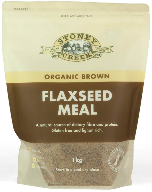 Stoney Creek Stoney Creek Organic Flaxseed Meal Brown 1kg