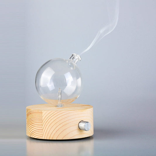 Amrita Court Amrita Court Nebuliser (Diffuser) Wooden Base Geometry Round