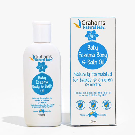 Grahams Grahams Natural Baby Eczema Body & Bath Oil 100ml