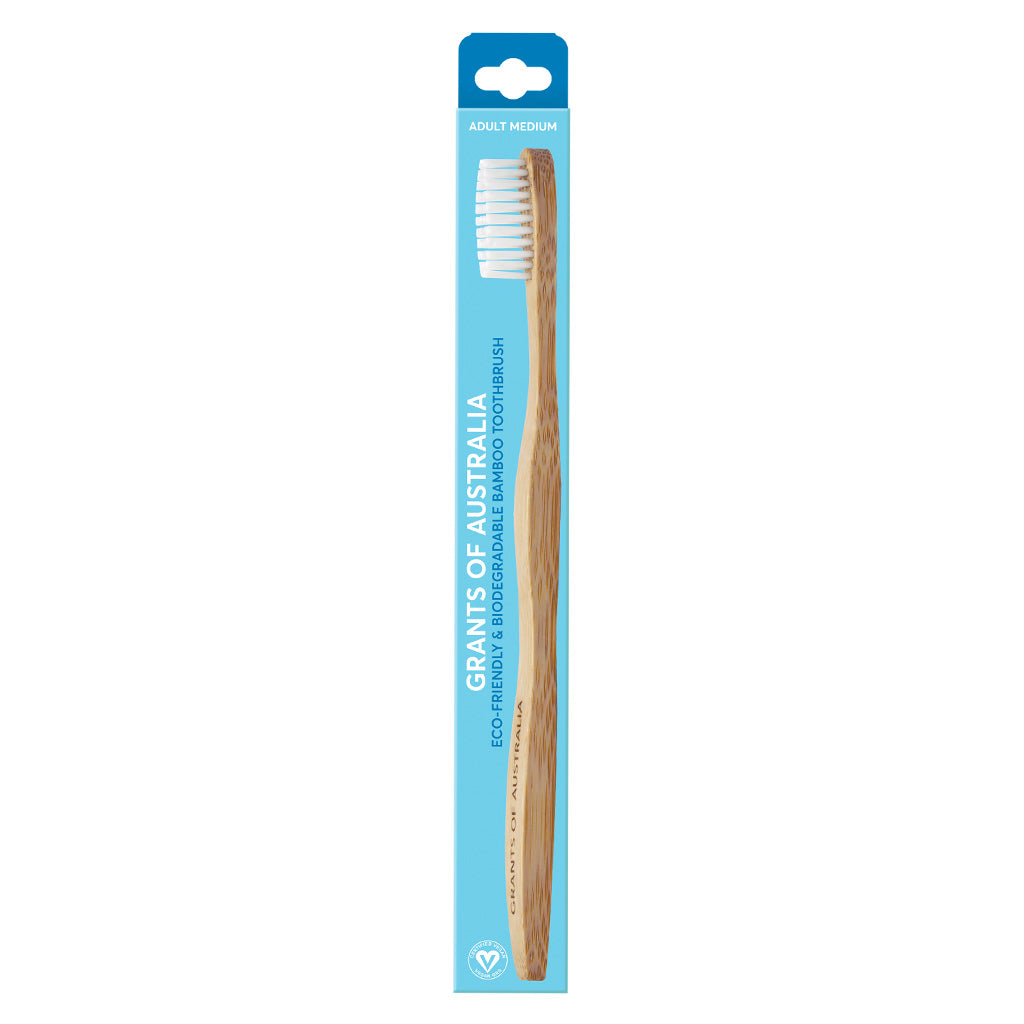 Grants Grants Of Australia Biodegradable Bamboo Toothbrush Adult Medium