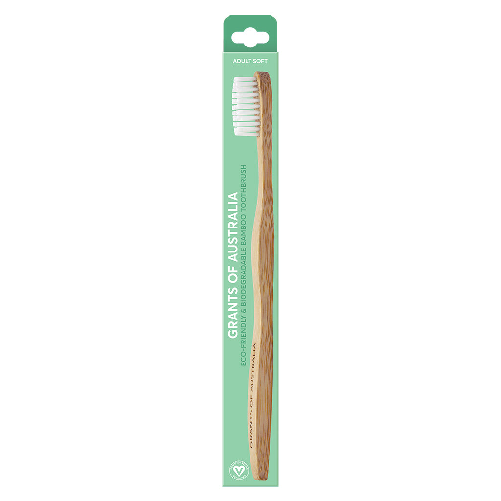 Grants Grants Of Australia Biodegradable Bamboo Toothbrush Adult Soft