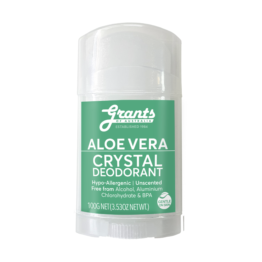 Grants Grants Of Australia Crystal Deodorant Stick Aloe Vera 100g