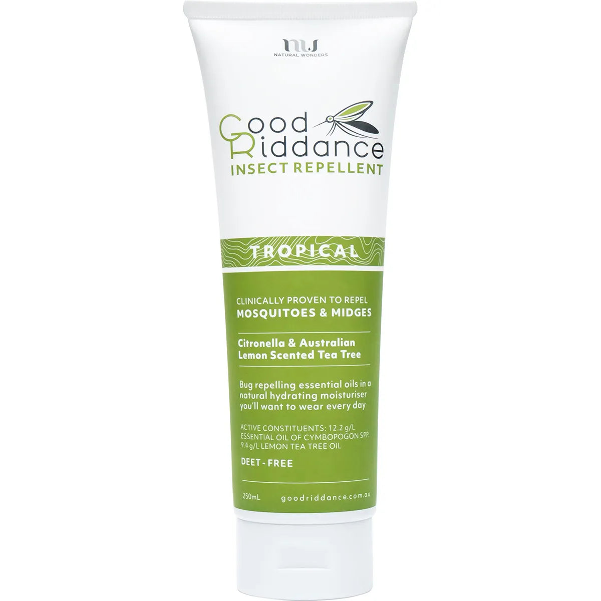 Good Riddance GOOD RIDDANCE INSECT REPELLENT TROPICAL 250ML