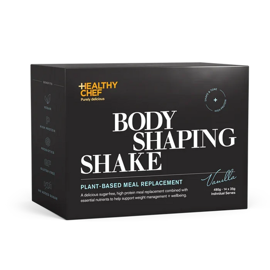 The Healthy Chef The Healthy Chef Body Shaping Shake (Plant-Based Meal Replacement) Vanilla Sachets 35g x 14 Pack