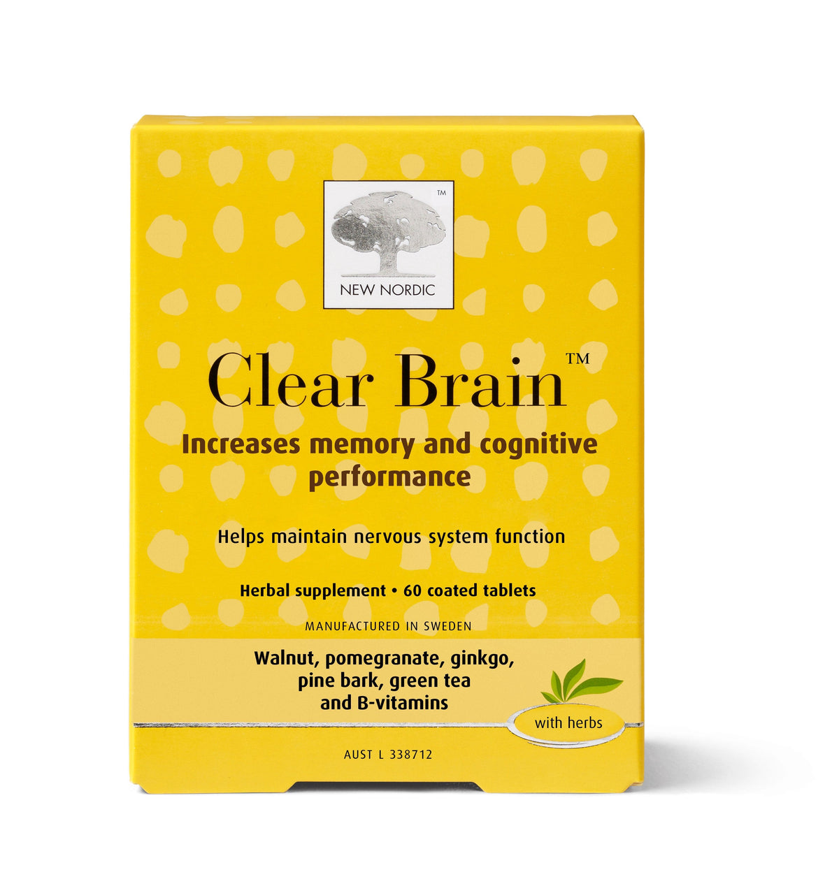 New Nordic NEW NORDIC CLEAR BRAIN 60T
