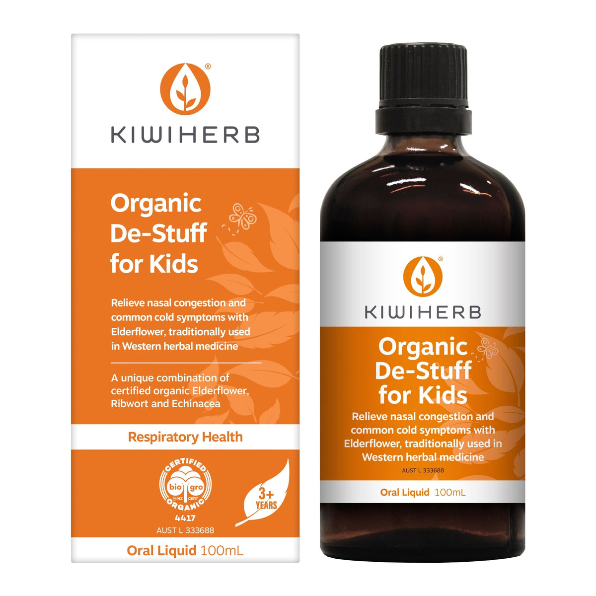 Kiwiherb Kiwiherb Organic De-Stuff for Kids Oral Liquid 200ml