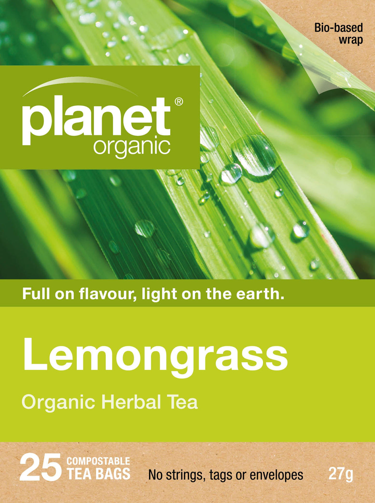 Planet Organic Planet Organic Organic Herbal Tea Lemongrass x 25 Tea Bags