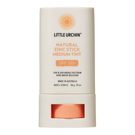 Little Urchin Little Urchin Natural Sunscreen Zinc Stick Medium Tint SPF 50 + 20g  OBSOLETE MANUFACTURER