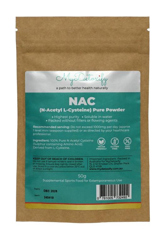 My detoxify MyDetoxify NAC (N-Acetyl L-Cysteine) Pure Powder 50g