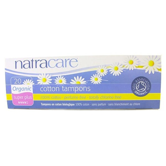 Natra Care Natracare Organic Cotton Tampons Super Plus x 20 Pack
