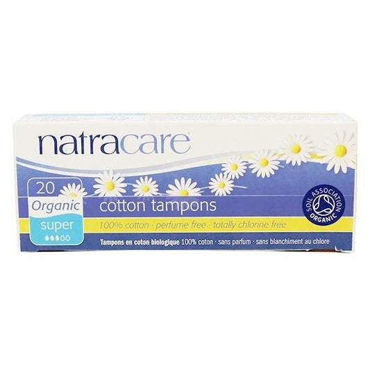 Natra Care Natracare Organic Cotton Tampons Super x 20 Pack