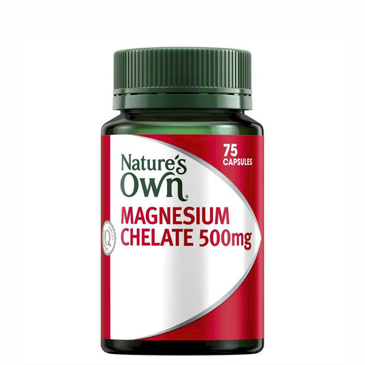 Natures Own NATURES OWN MAGNESIUM CHELATE 500MG BOTTLE