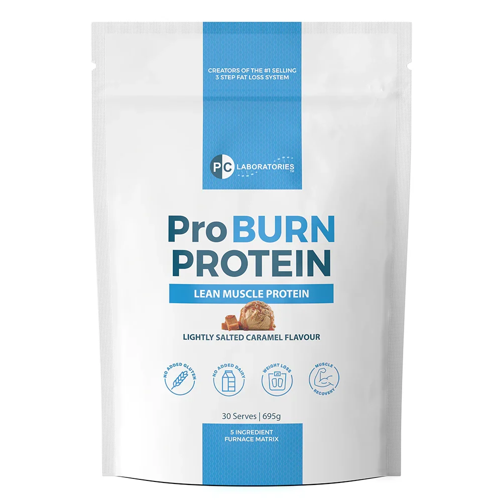 PC Laboratories PC LABORATORIES PROBURN PROTEIN LIGHTLY SALTED CARAMEL 695G