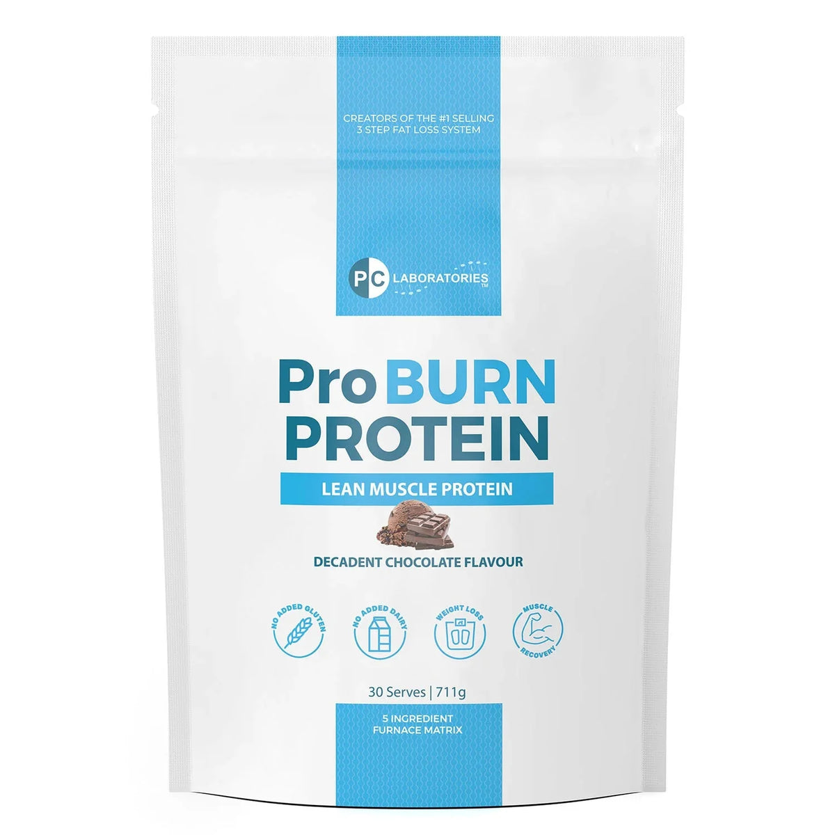 PC Laboratories PC LABORATORIES PROBURN PROTEIN DECADENT CHOCOLATE 711G