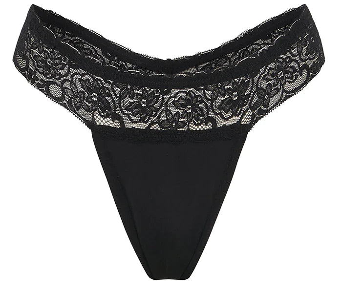 Pelvi Pelvi Leakproof Underwear G-String Black S