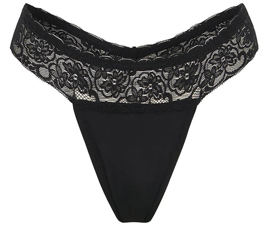 Pelvi Pelvi Leakproof Underwear G-String Black S