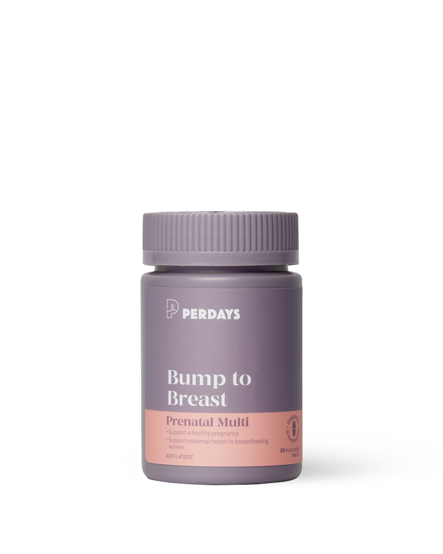 Perdays PERDAYS BUMP TO BREAST PRENATAL MULTI 60T