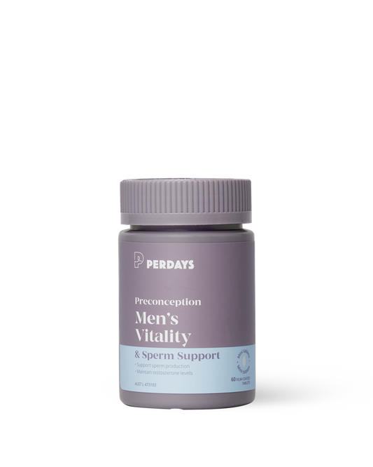 Perdays PERDAYS PRECONCEPTION MENS VITALITY & SPERM SUPPORT 60T