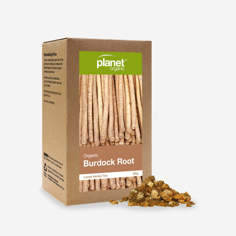 Planet Organic Planet Organic Organic Herbal Tea Burdock Root Loose Leaf 100g