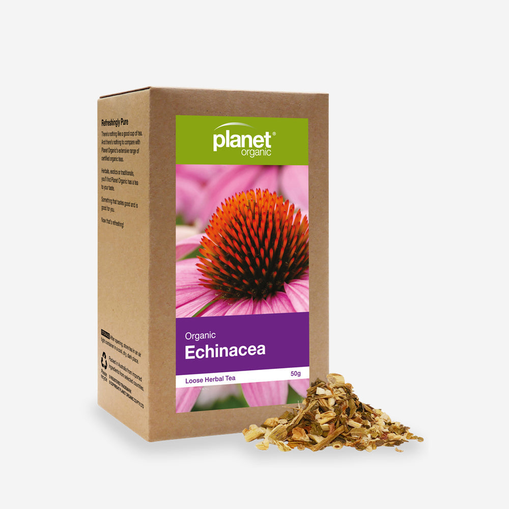 Planet Organic Planet Organic Organic Herbal Tea Echinacea Loose Leaf 50g
