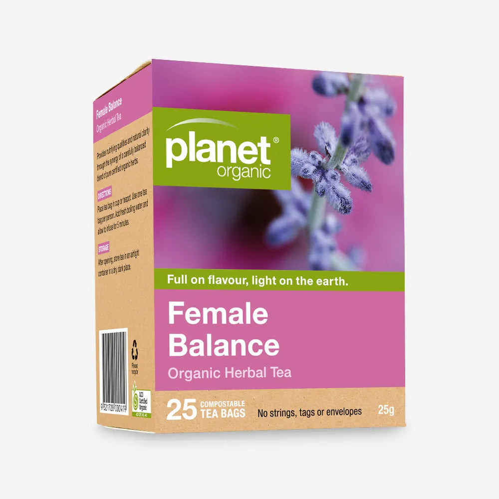 Planet Organic Planet Organic Organic Herbal Tea Female Balance x 25 Tea Bags
