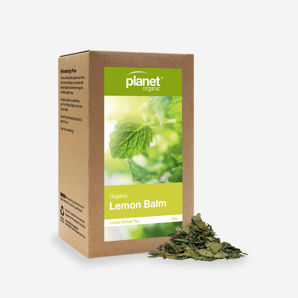 Planet Organic Planet Organic Organic Herbal Tea Lemon Balm Loose Leaf 20g