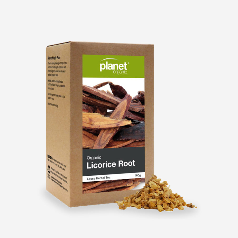 Planet Organic Planet Organic Organic Herbal Tea Licorice Root Loose Leaf 100g