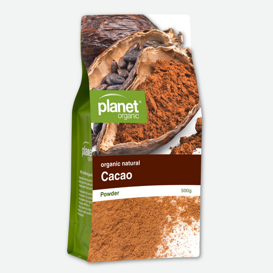 Planet Organic PLANET ORGANIC ORGANIC NATURAL CACAO POWDER 500G