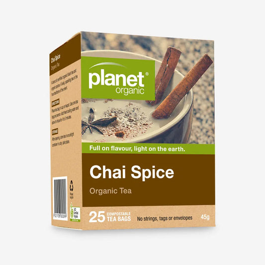 Planet Organic Planet Organic Organic Tea Chai Spice x 25 Tea Bags