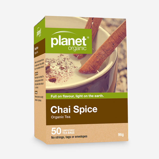 Planet Organic Planet Organic Organic Tea Chai Spice x 50 Tea Bags